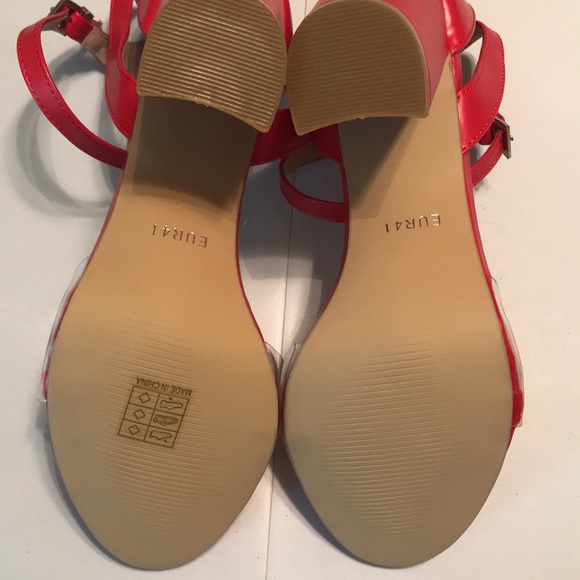 Red Heels NWOT EU 41 (10.5) - Picture 5 of 6